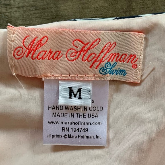 Mara Hoffman tropical tribal one piece removable strap - Picture 5 of 5